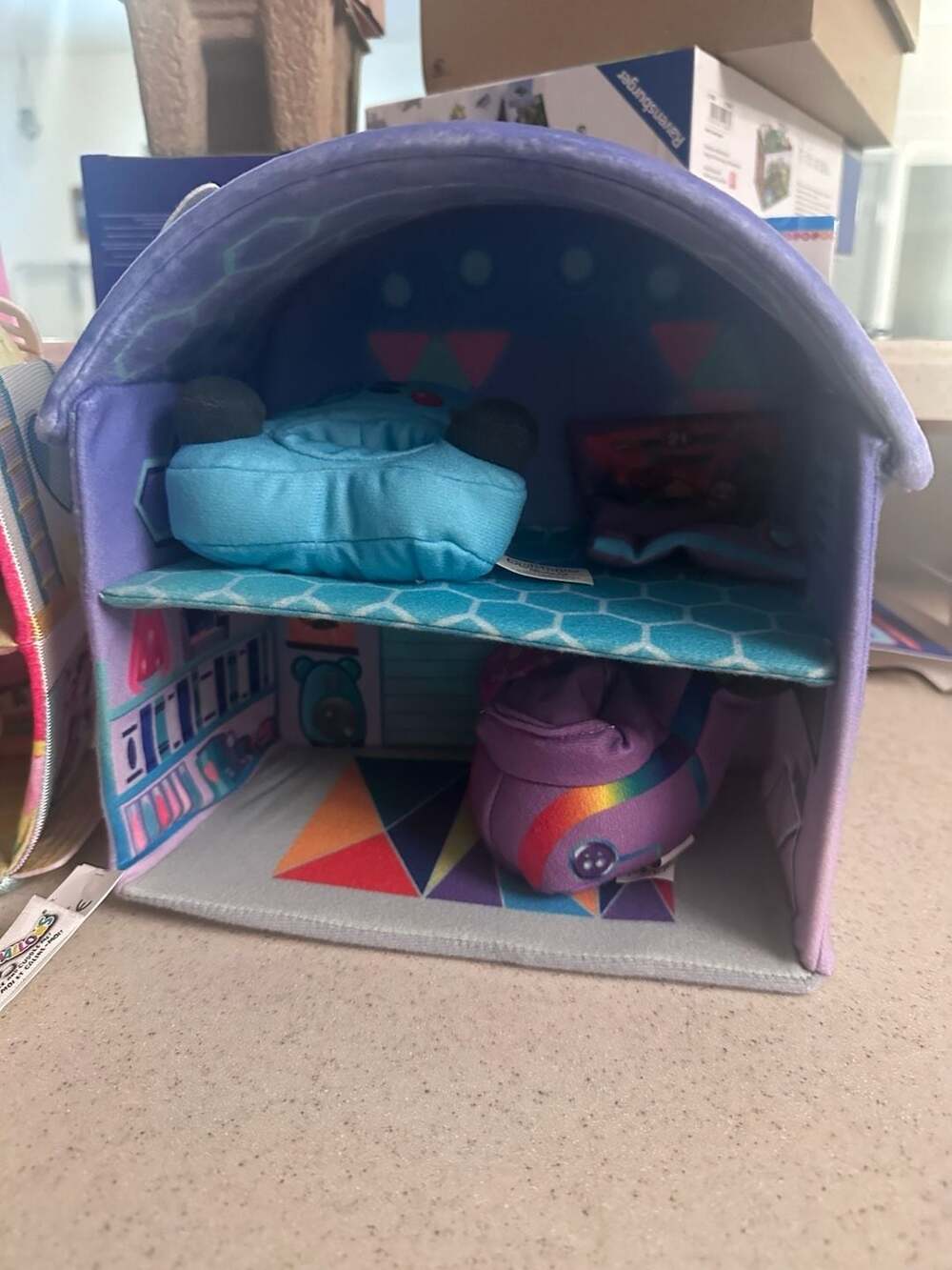 Squishville by Squishmallows Gamer Garage Plush Playset